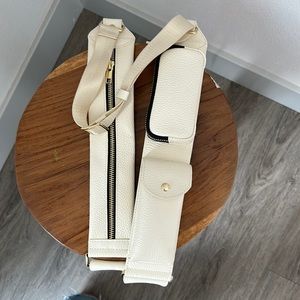 Bandolier Billie Utility Crossbody, Ivory, new without tags